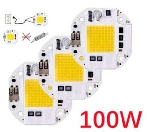 Світлодіодна LED матриця з драйвером 220v для прожектора 50w 70W 100W