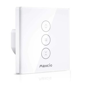 Розумний вимикач штор/ролетів Maxcio WF-CS01, WiFi, white