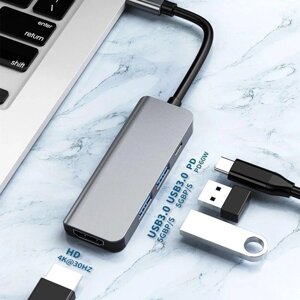 USB hub хаб переходник macbook ноутбук typec - HDMI USB typec PD (25)