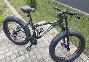 Велосипед фетбайк двухподвесной Top Rider Fat Bike 26, фетбайк