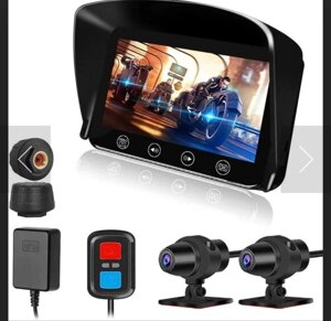 VSYSTO Мотоцикл DashCam Мотоциклетна камера 1080P Подвійний об’єктив П