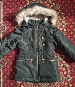 Зимова куртка на дівчинку 98 розмір