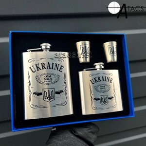 Подарунковий набір "Ukraine" 2 фляги/2 стопки №14