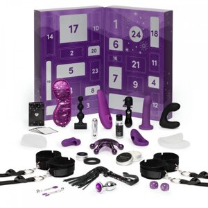 Адвент календар секс іграшок 24 предмети Lovehoney Couple's Advent Calendar 2023 Фіолетовий Talla