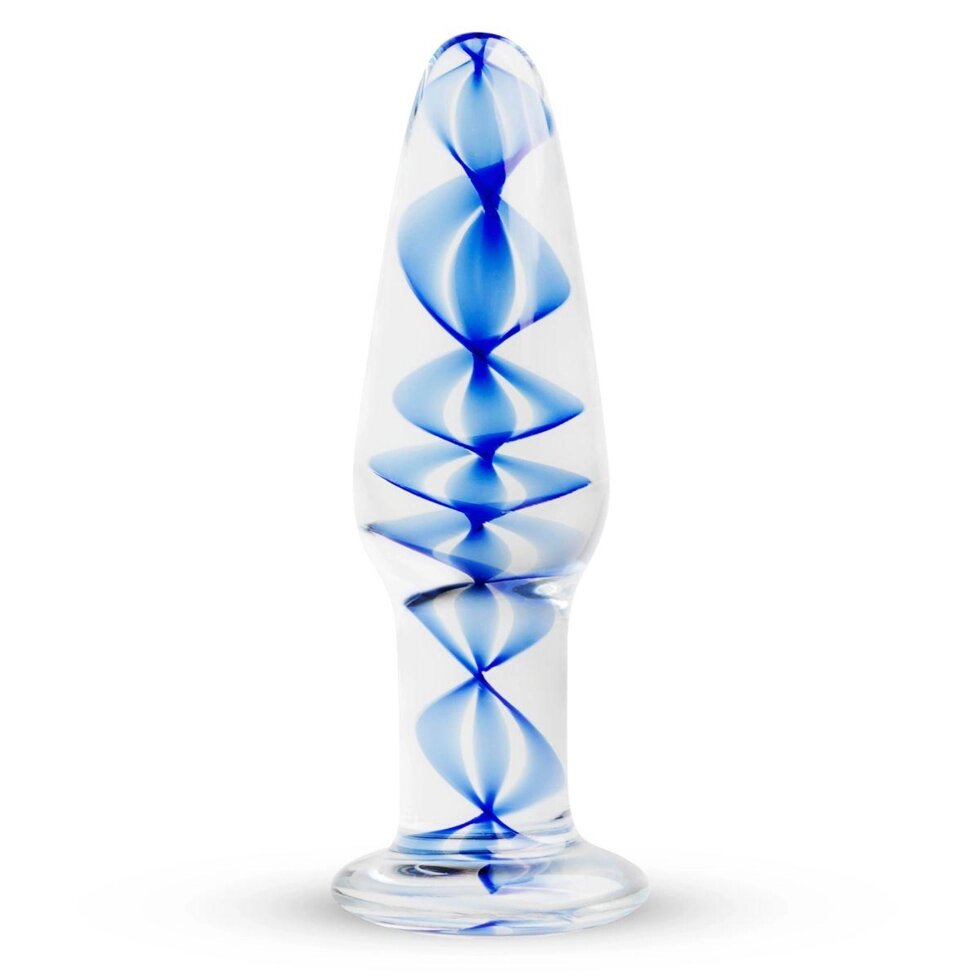 Анальна пробка скляна з внутрішньою спіраллю Gildo Glass buttplug No. 23 Talla від компанії TALLA - фото 1