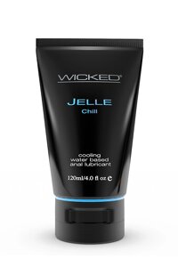 Анальний лубрикант на водній основі Wicked Sensual Care Jelle chill anal lubricant 120 мл Talla