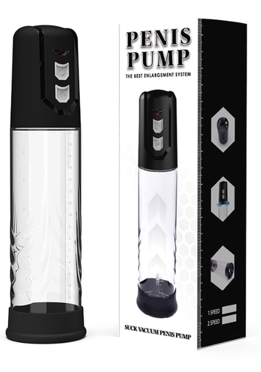 Автоматична вакуумна помпа для члена прозорого кольору Boss of toys Boss Series Penis pump the best enlargement system від компанії TALLA - фото 1