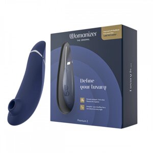 Безконтактний кліторальний стимулятор вакуумом Womanizer Premium 2 Колір Чорниця Talla