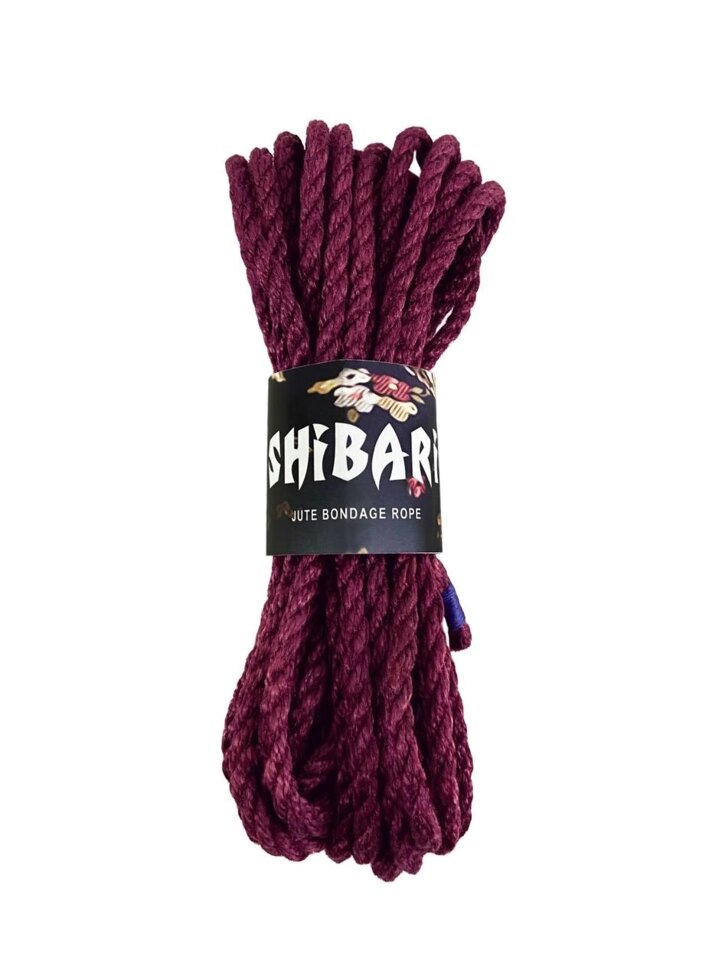 Джутова мотузка для Шибарі Feral Feelings Shibari Rope довжина 8 м фіолетова Talla від компанії TALLA - фото 1