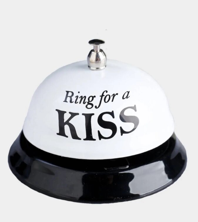 Дзвінок настільний RING FOR a kiss білий TALLA від компанії TALLA - фото 1