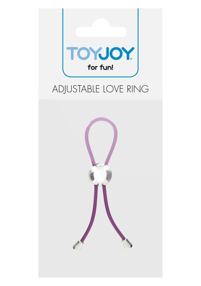 Ерекційне ласо для пеніса фіолетового кольору Toy Joy Adjustable Love Ring Talla від компанії TALLA - фото 1