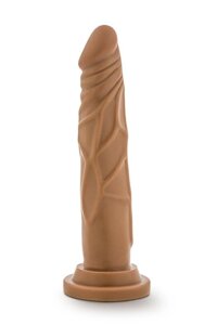 Фалоімітатор 18/3, 5 см реалістичний на присоску dr. SKIN realistic COCK 7.5INCH MOCHA talla