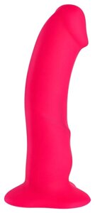 Фалоімітатор 18 см/4,2 см анальний і вагінальний силіконовий the BOSS STUB Fun Factory рожевий Talla