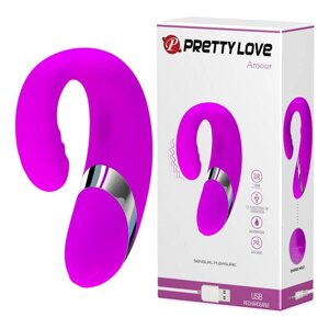 Кліторальний вібратор силіконовий Pretty Love AMOUR BI-014108-2 Talla