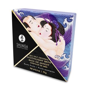 Лікувальна сіль для ванни з ароматом екзотичних фруктів Shunga Moonlight Bath-Exotic Fruits (75 гр) Шунга Talla