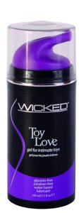 Лубрикант без гліцерину на водній основі Wicked Sensual Care Wicked toy love 100 мл Talla
