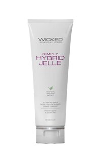 Лубрикант на водно силіконовій основі Wicked sensual care Simply hybrid jelle 120 мл Talla