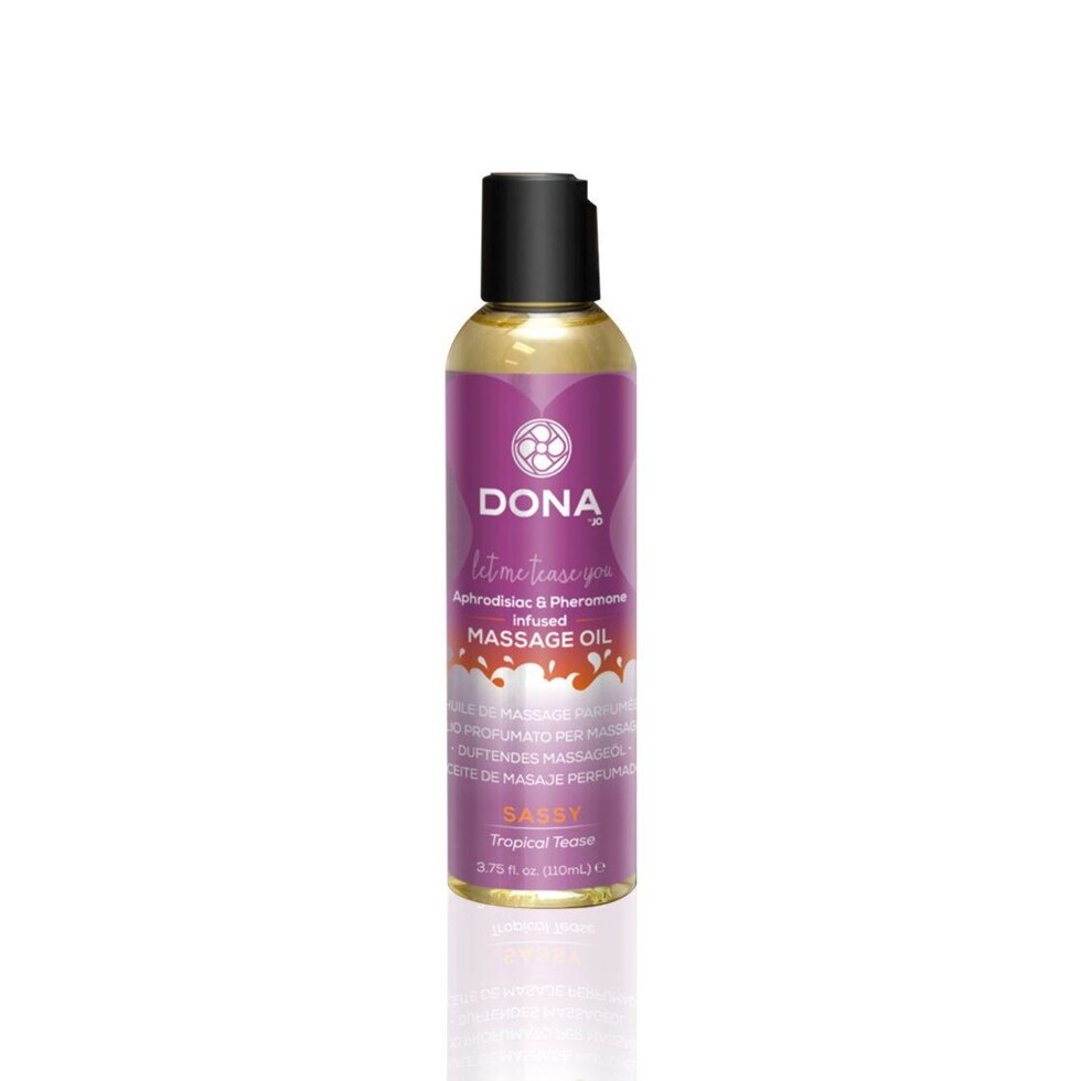 Масажна Олія збудлива з ароматом тропічних фруктів DONA Massage Oil SASSY 110 мл Talla від компанії TALLA - фото 1