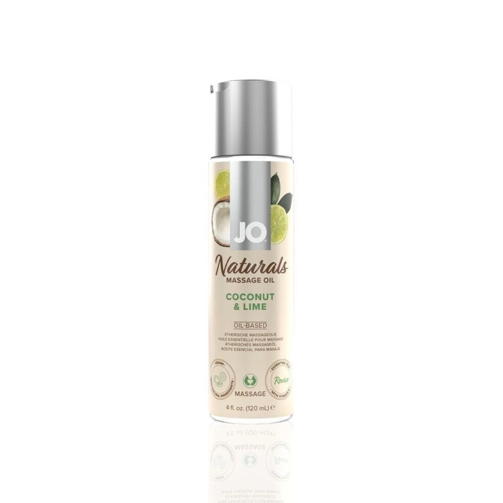 Масажне масло System JO-Naturals Massage Oil-Coconut & Lime (120 мл) Talla від компанії TALLA - фото 1