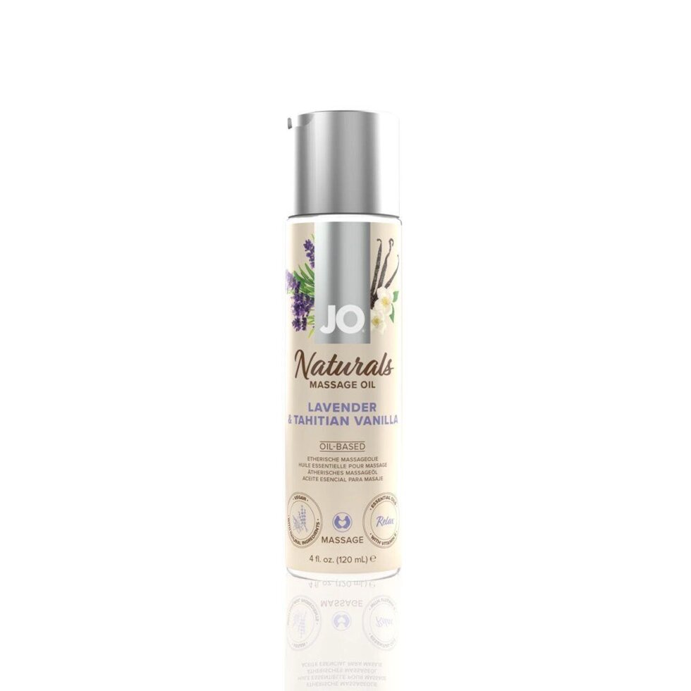 Масажне масло System JO-Naturals Massage Oil-Lavender & Vanilla (120 мл) Talla від компанії TALLA - фото 1