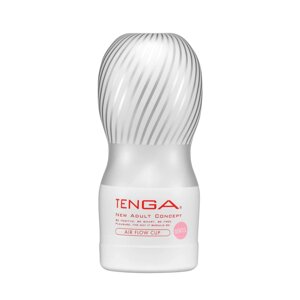 Мастурбатор у футлярі білого кольору Tenga Air flow cup gentle Talla