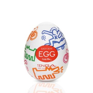 Мастурбатор яйце Tenga Keith Haring EGG Street Тенга Talla