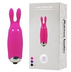 Мінівібратор-кролик Adrien LasticPocket Rabbit рожевий Talla