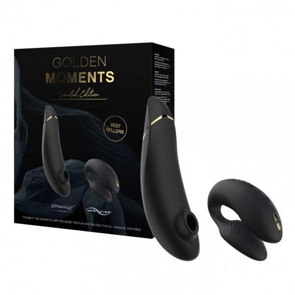 Набір інтимних іграшок Golden Moments Collection Womanizer Premium + We-Vibe Chorus TALLA від компанії TALLA - фото 1