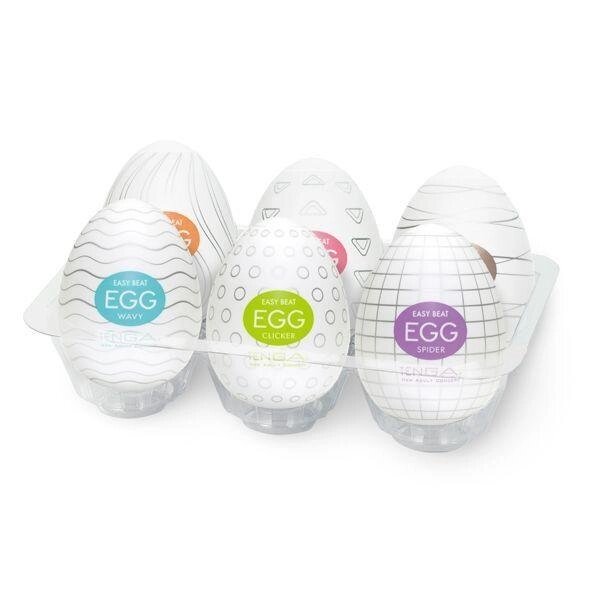 Набор мастурбаторов-яиц Tenga Egg Variety Pack Тенга  TALLA від компанії TALLA - фото 1