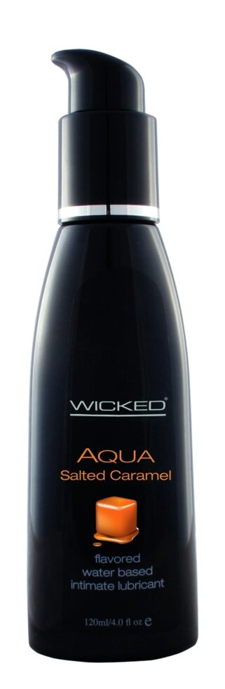 Оральний лубрикант на водній основі зі смаком карамелі Wicked Sensual Care Аqua 120 мл Talla від компанії TALLA - фото 1