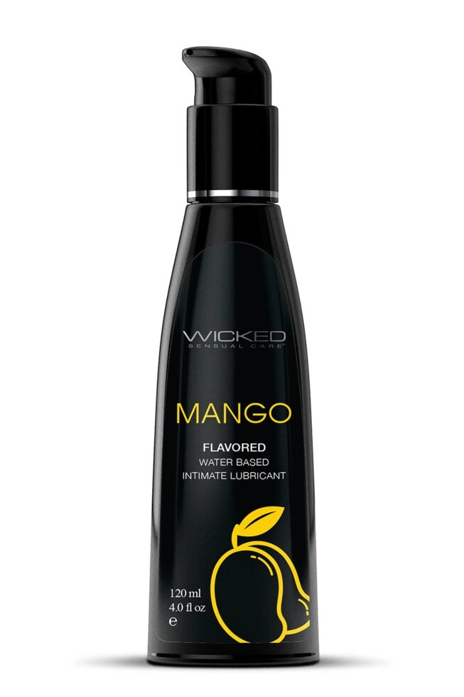 Оральний лубрикант на водній основі зі смаком манго Wicked Sensual Care Аqua 120 мл Talla від компанії TALLA - фото 1