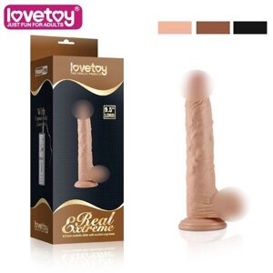 Великий 24/4 см реалістичний фалоімітатор на присоску 24 см Lovetoy Real Extreme Talla