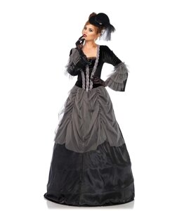 Костюм Вікторіанське бальне плаття чорного кольору Leg Avenue Victorian Ball Gown розмір S Talla