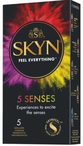 Презервативи супертонкі з поліізопрену Skyn 5 Senses 5 штук Talla