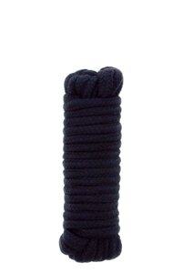 Мотузка для шибарі бондажна чорна довжина 5 метрів BONDX LOVE ROPE Dream Toys Talla