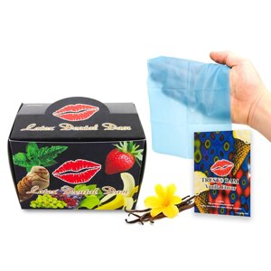 Латексні серветки для орального сексу з ароматом та смаком ванілі ONE Dental Dams 100 штук Talla