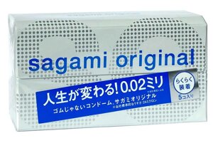 Поліуретановий презерватив Sagami Оriginal Quick тонкі 0,02 (Сагамі оригінал) 5 шт Talla