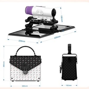 Секс машина з кодовим замком та фалоімітатором у сумці з пультом управління чорного кольору Zslx Talla