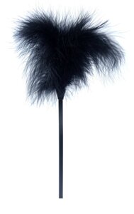 Тиклер ( щекоталка ) с пухом Boss Series Fetish - Feather Tickler Black, BS6100027 Talla