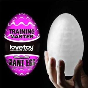 Яйце мастурбатор для члена Lovetoy Giant Egg Grind Ripples Edition Talla