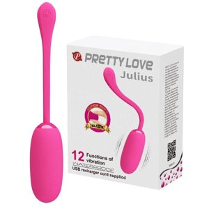 Віброяйце PrettyLove Julius BI-014653-1 Фуксія Talla