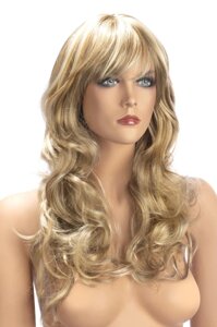 Перука еротичний довгі кучеряві блонд для рольових ігор World Wigs ZARA Talla