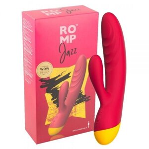 Вібратор кролик для вагінально кліторальної стимуляції Romp Jazz червоний Talla