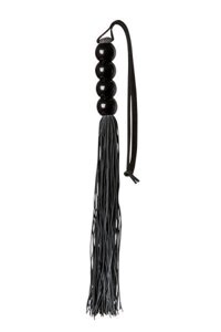 Флогер для прочуханки чорний GP SILICONE FLOGGER WHIP Talla