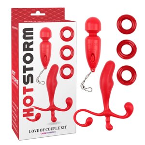 Набір іграшок для двох червоний CHISA Hotstorm-Love of couple kit Talla