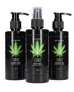 Набір для ванни і душу для двох CBD Care GREEN TEA & HEMP OIL Talla