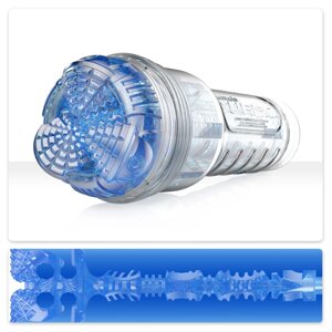 Мастурбатор анус блакитного кольору Fleshlight Turbo Core Blue Ice Talla