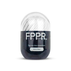 Мастурбатор яйце прозорого кольору FPPR Ribbed Talla