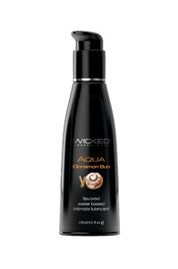 Оральний лубрикант на водній основі зі смаком булочки з корицею Wicked Sensual Care Аqua 120 мл Talla