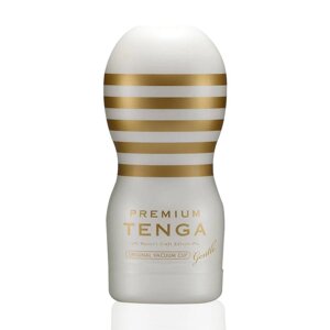 Мастурбатор (Глибока глотка) з вакуумною стимуляцією Tenga Premium Original Vacuum Cup GENTLE Talla